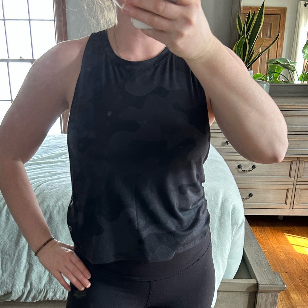 Black Camouflage Tank Top!